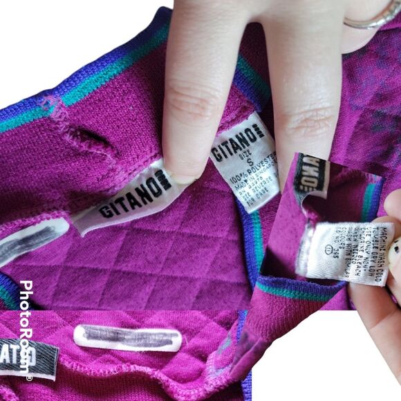 VINTAGE Gitano FLORAL CARDIGAN - 1990s - SMALL - Picture 7 of 9